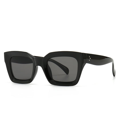 Vintage Black Square Sunglasses