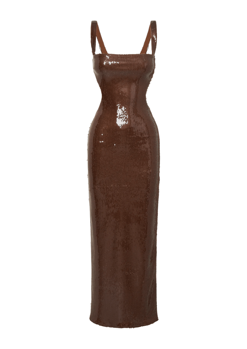 Brown Maxi Dress