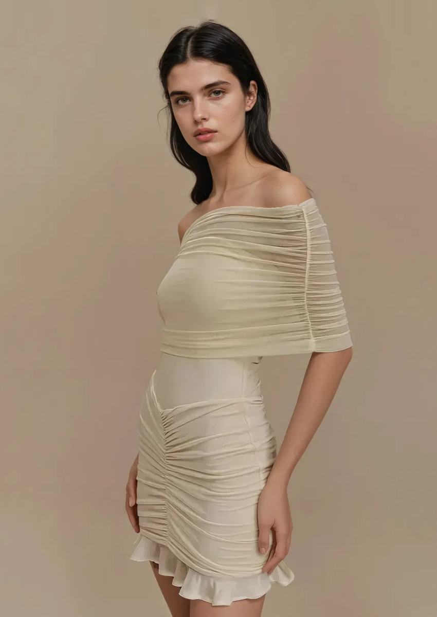 Mesh Off-Shoulder Dresses