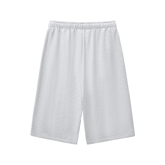 Relaxed Drawstring Three-quarter Sweatpants - model wearing 