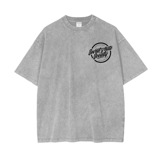 Acid Wash Oversize T-Shirt - 250 GSM