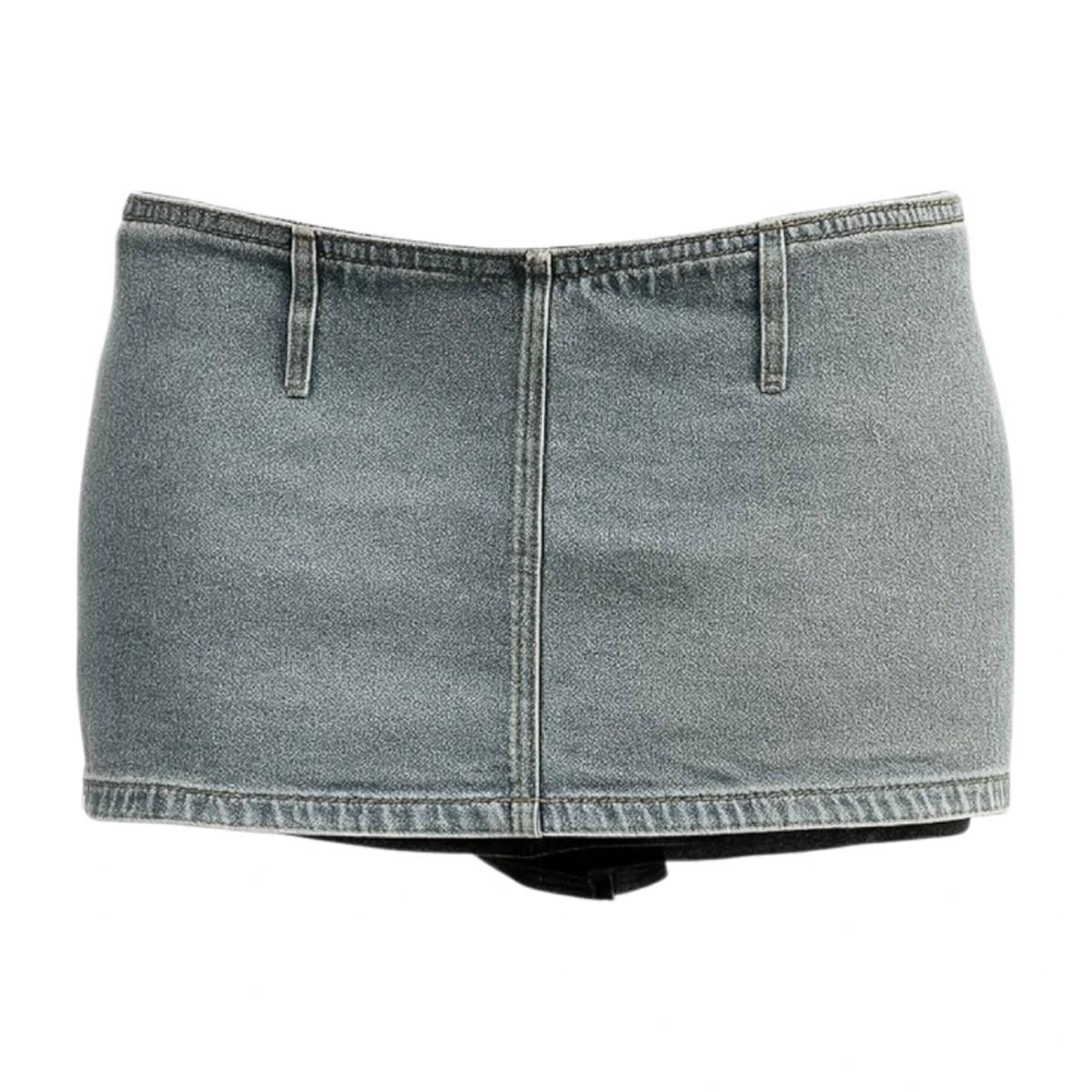 Denim Skirt Multi Buttons 2
