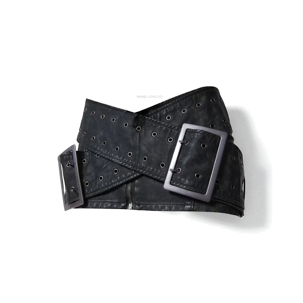 Belted Midi Skirt - Casual Chic Style - detail shot