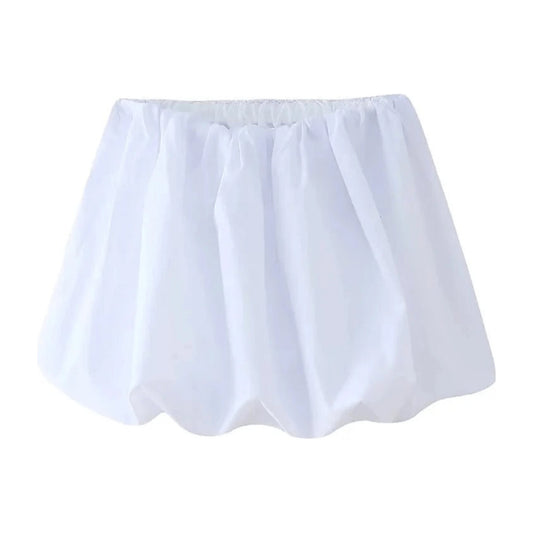 Lightweight Balloon Mini Skirt 2