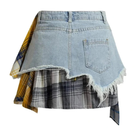 plaid skirt