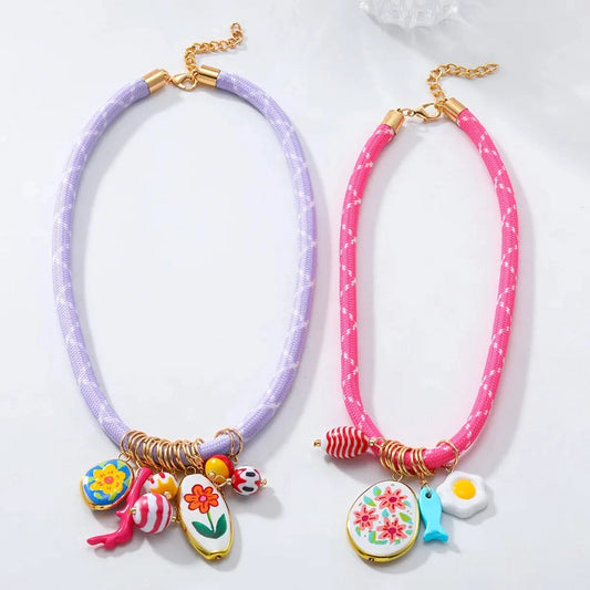 2 piece Boho Rope Necklace
