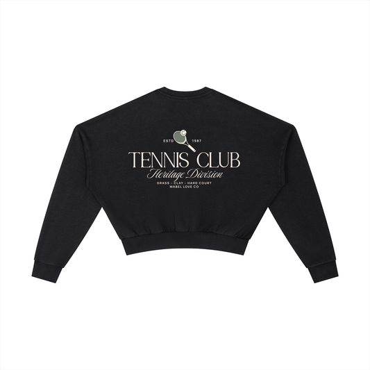 Vintage Washed Cropped Sweatshirt