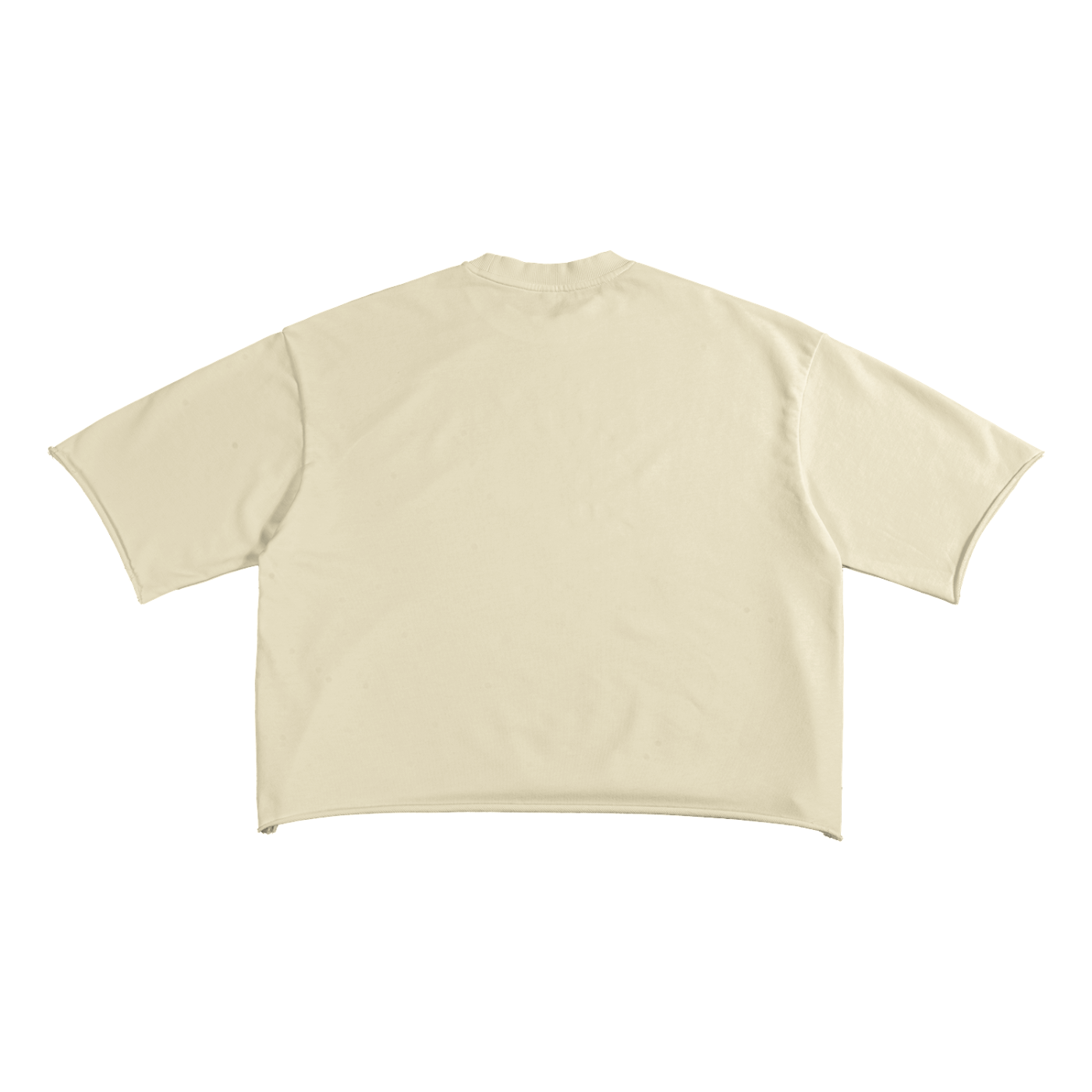 French Terry Raw Edge T-Shirt