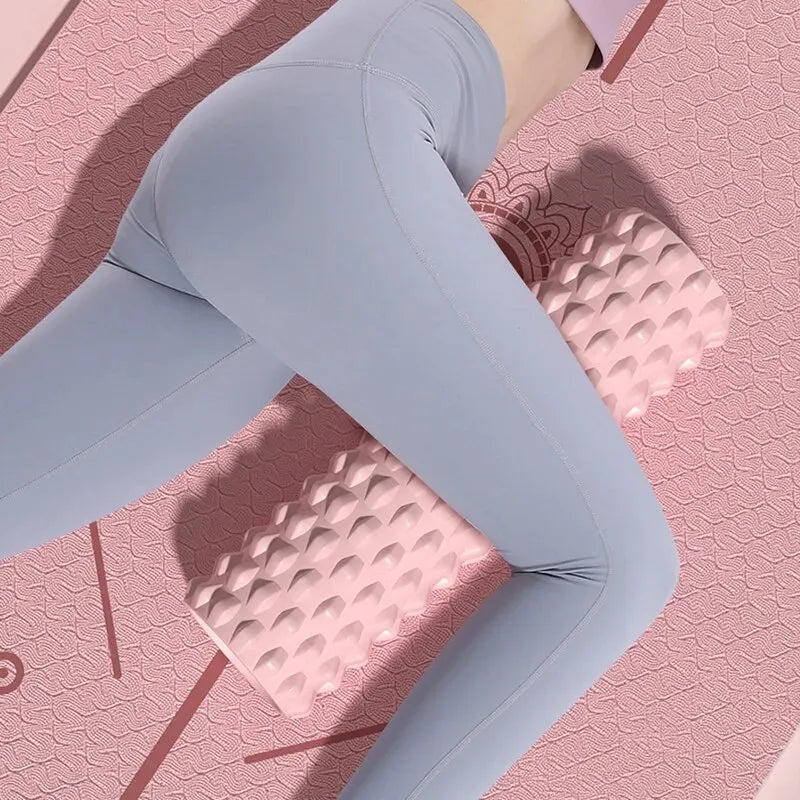 Pink Foam Roller Set for Deep Tissue Muscle Massage