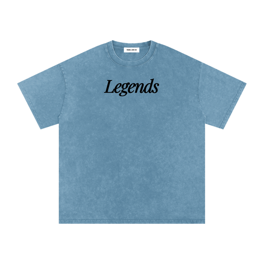 Snow Washed Oversized Cotton T-Shirt - additional view 9
