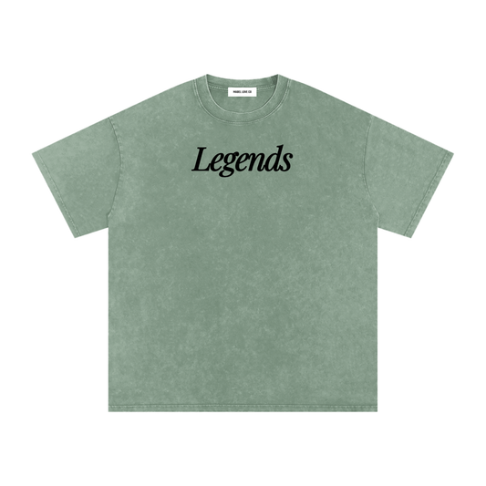 Snow Washed Oversized Cotton T-Shirt - additional view 7