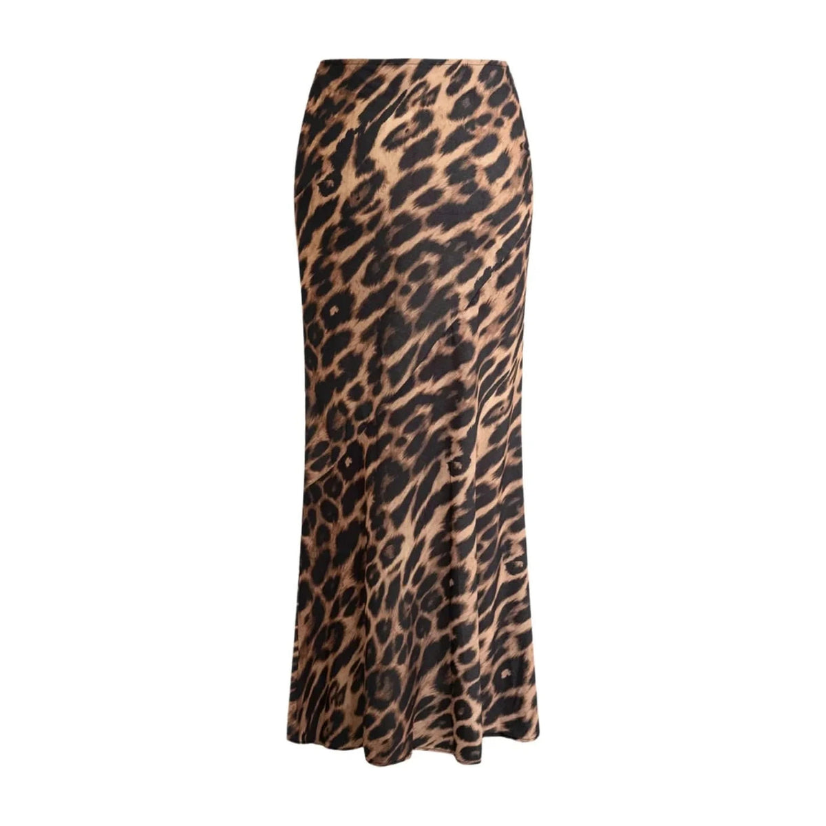 Leopard Print Long Skirt 3