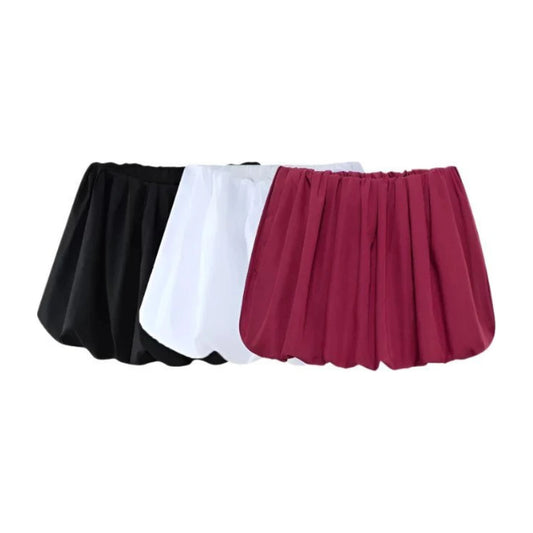 Lightweight Balloon Mini Skirt 3
