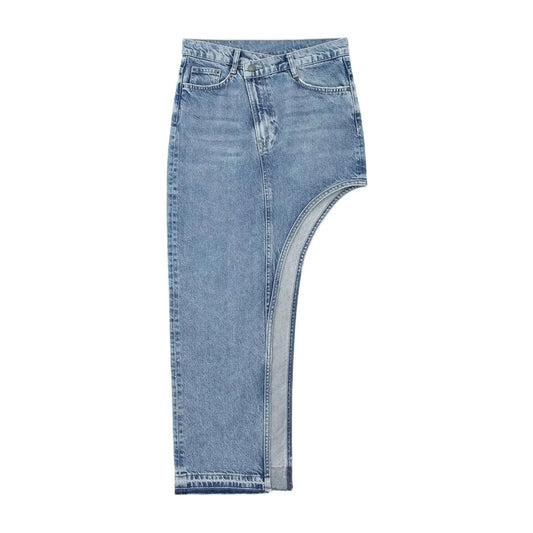 denim maxi skirt