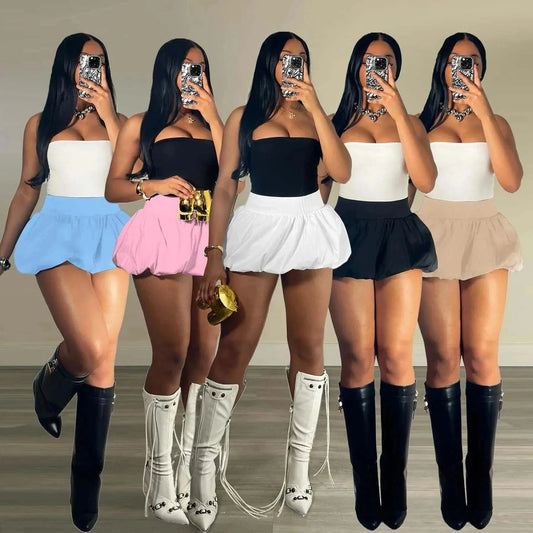 Puffer Mini Skirt 3
