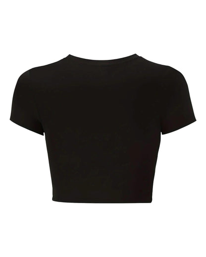 Dramatic Print Crop Tee - Casual & Stylish