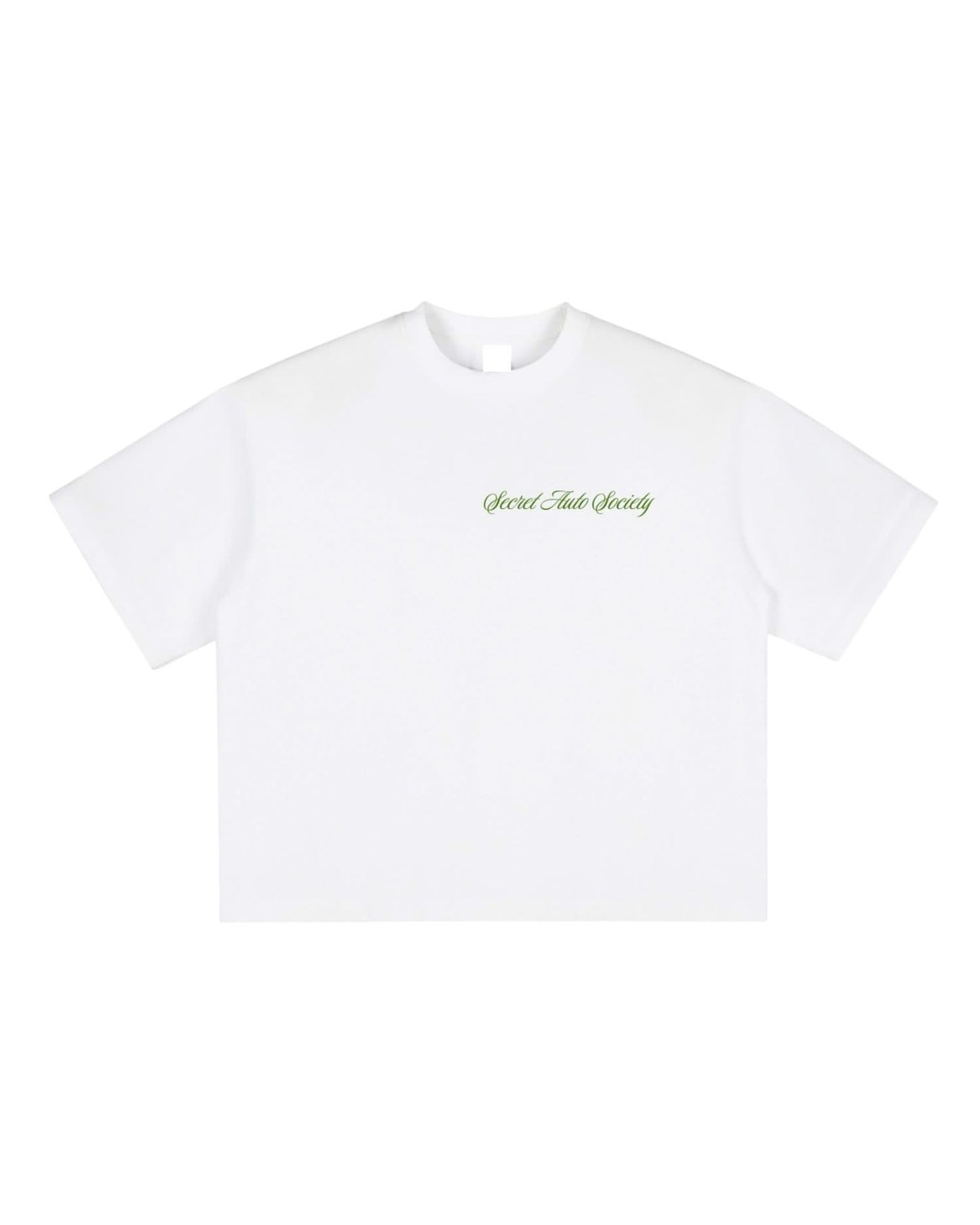 Racing Club Green Vintage Washed Boxy Tee - Casual Comfort Style