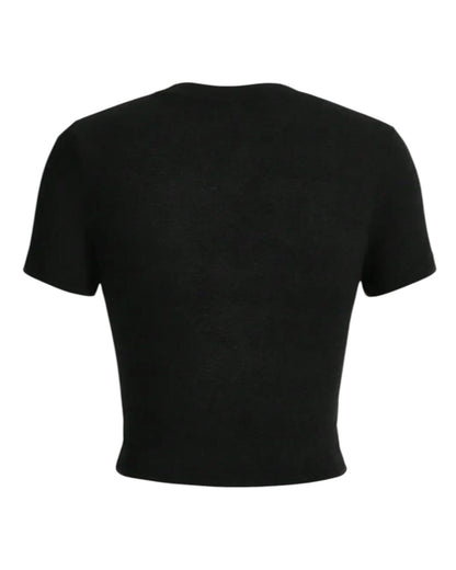Girl Power Crop Tee – Casual Statement Style