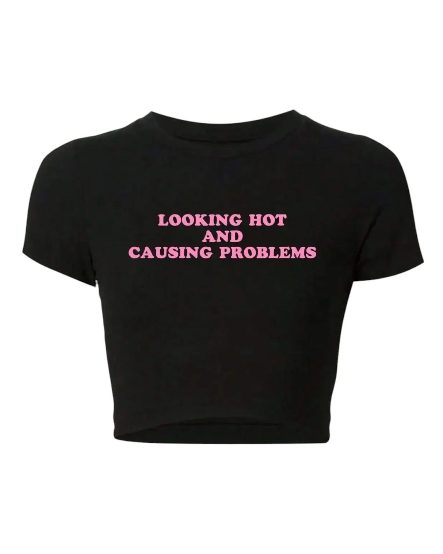Girl Power Crop Tee – Casual Statement Style