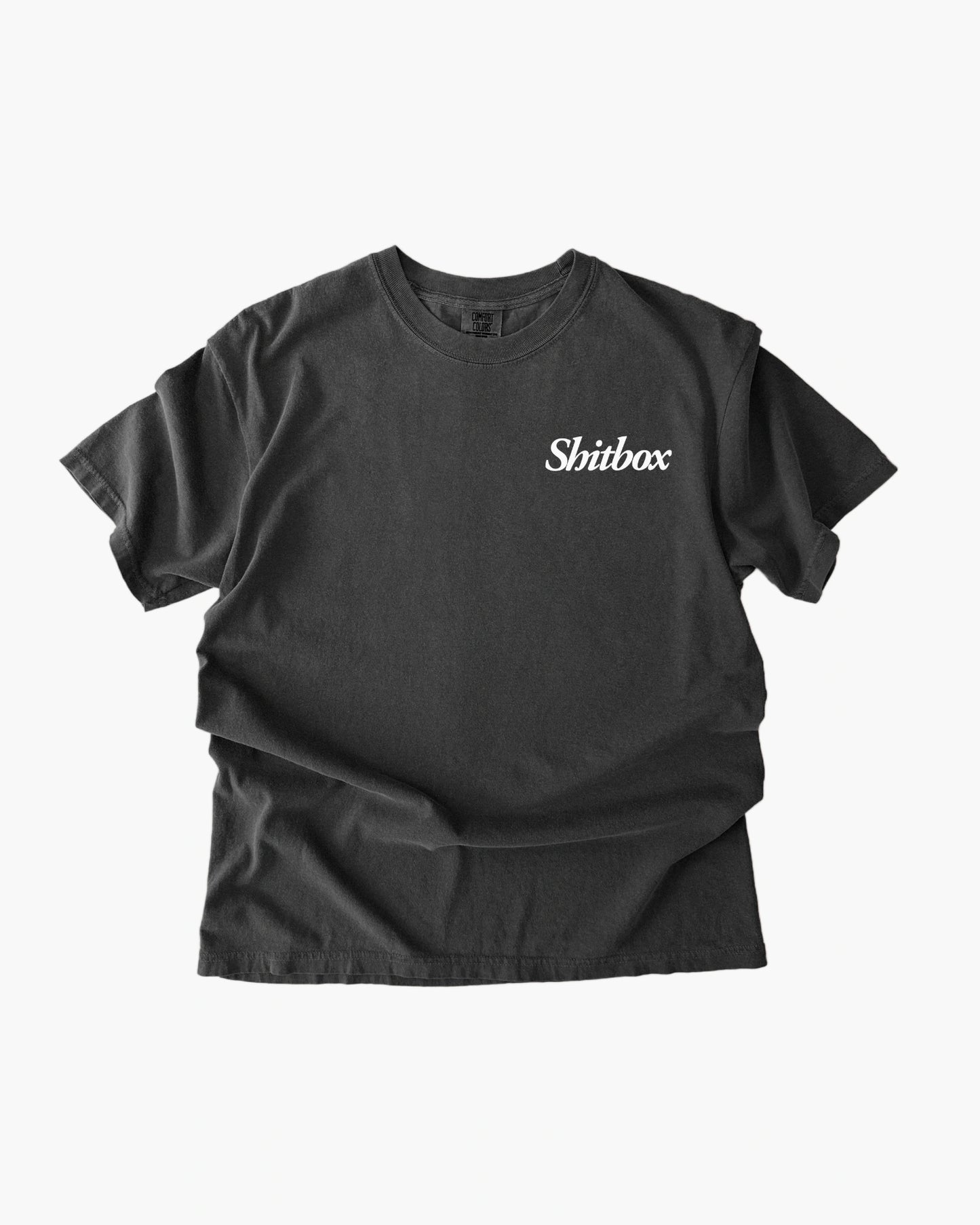 The Shitbox Culture Oversized Tee – Acid Wash Pepper