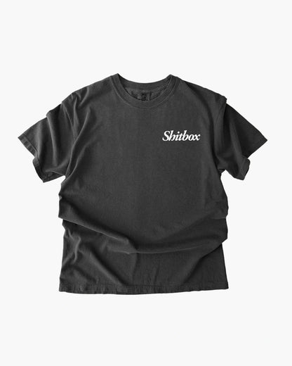 The Shitbox Culture Oversized Tee – Acid Wash Pepper