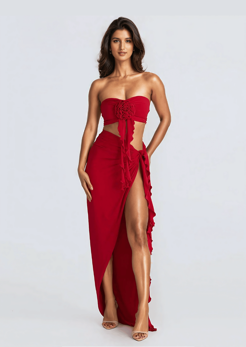 red summer maxi dress Summer Maxi Dress