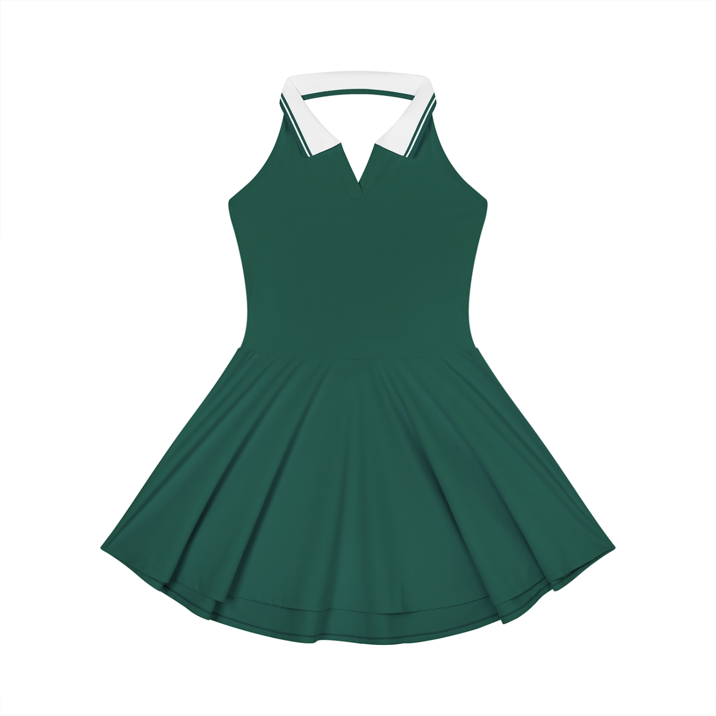 Women's Collared Halter Tennis Dress