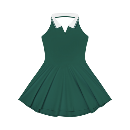 Women's Collared Halter Tennis Dress