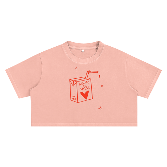 Washed Sweet Escape Regular Crop Top