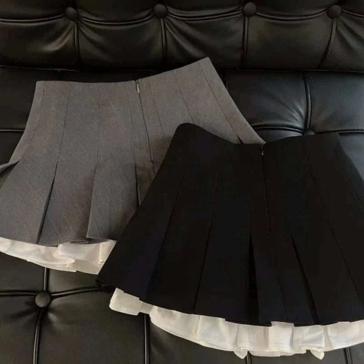Ruffles Mini Pleated Skirt 4