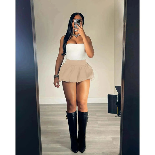 Puffer Mini Skirt 4
