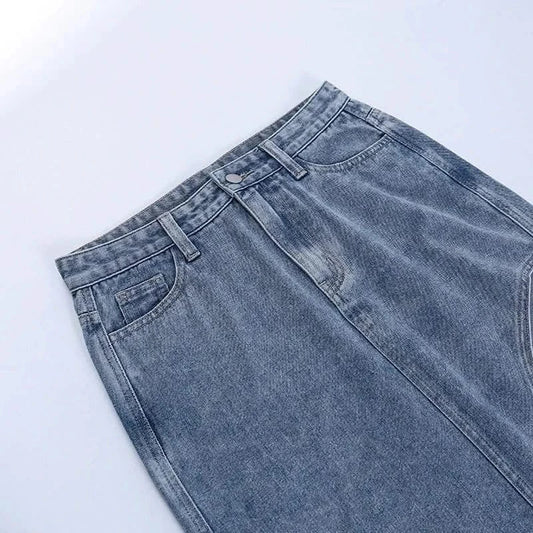 Maxi Denim Skirt 4