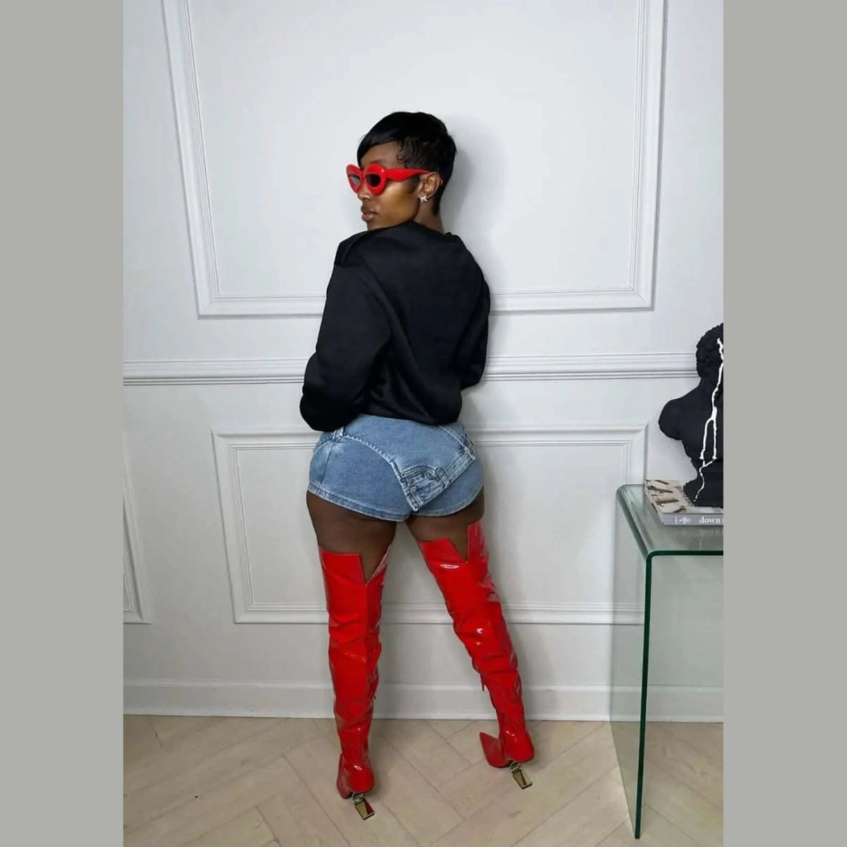 Mini Jean skirt 4