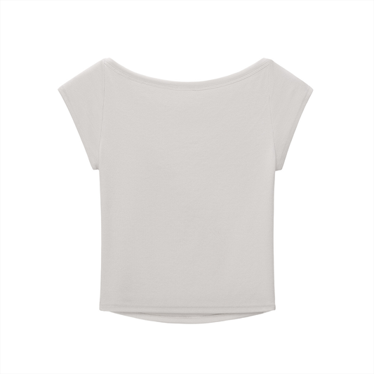 Supreme Sage Cotton Blend Crop T-Shirt - additional view 6