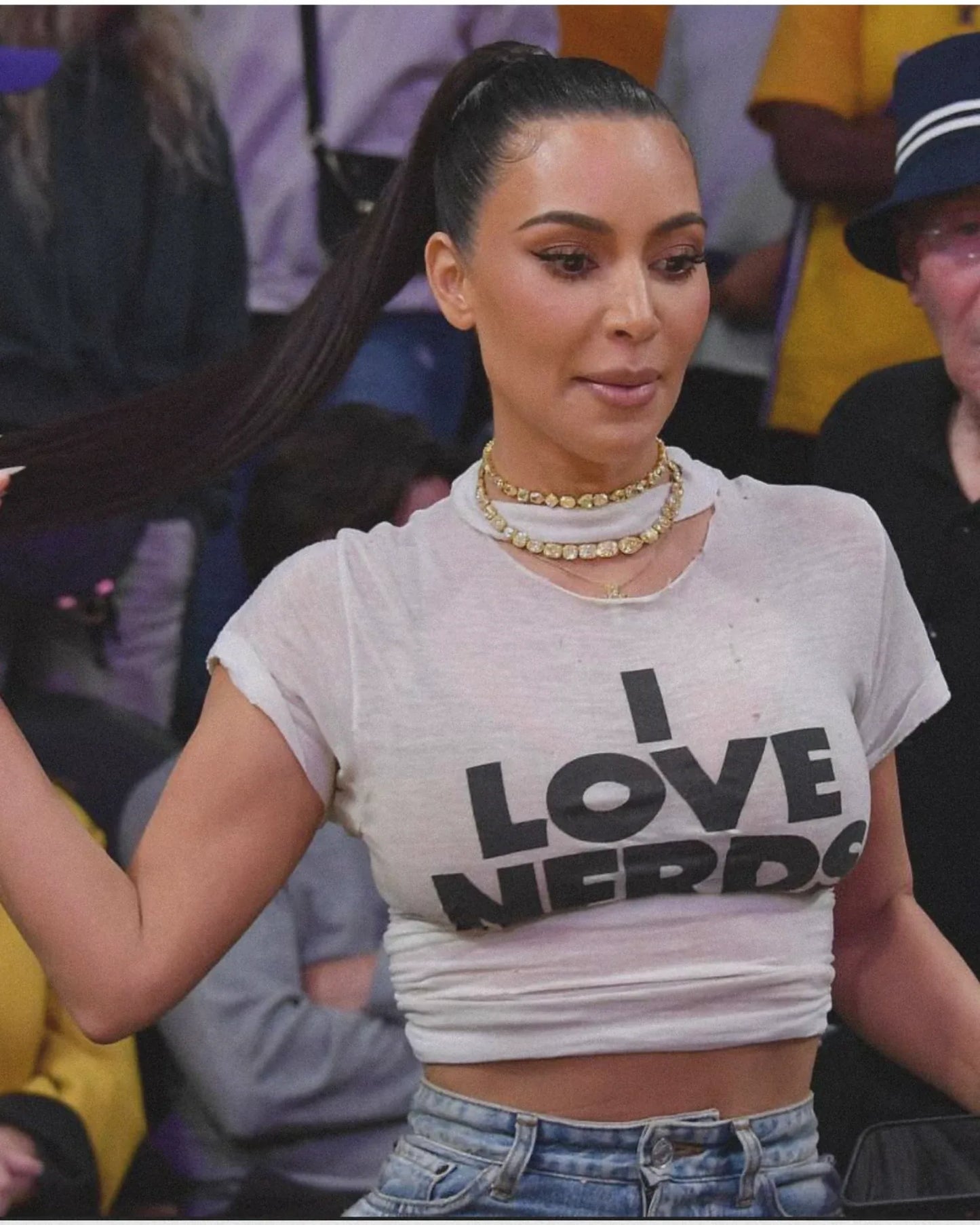 Nerdy Charm Cotton Crop Tee