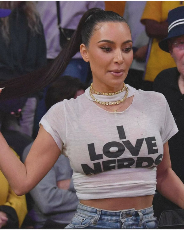 Nerdy Charm Cotton Crop Tee