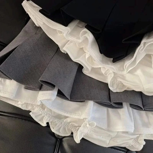Ruffles Mini Pleated Skirt 5