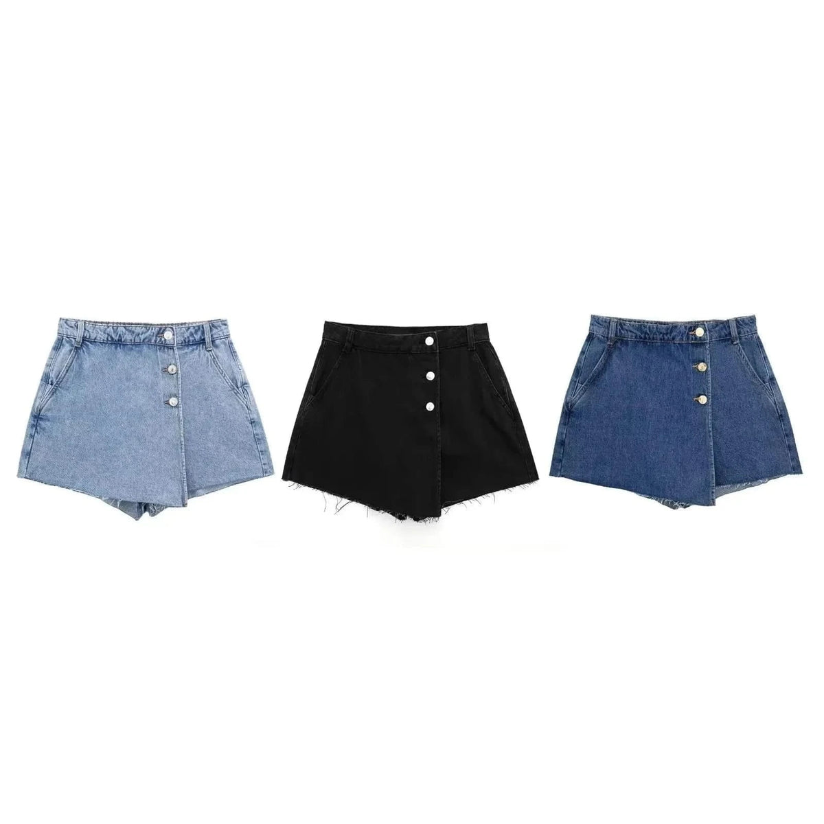 Wrap Denim Short 5