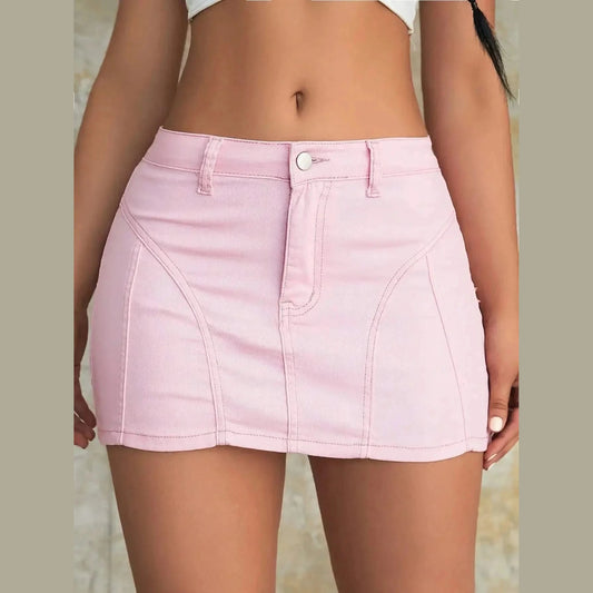 Carnival Holiday High Waist Denim Skirt 5