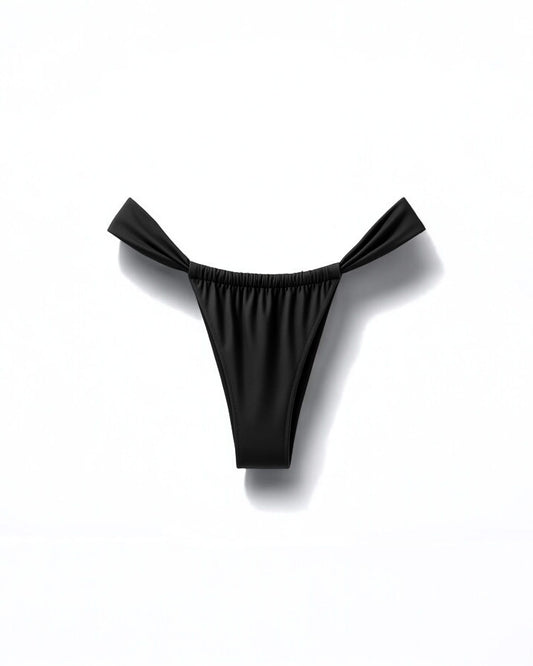 SOLID HIGH WAISTED BIKINI