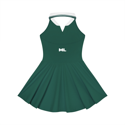 Women's Collared Halter Tennis Dress