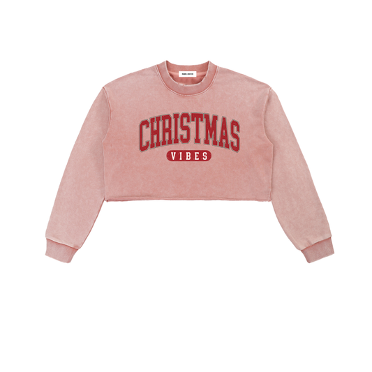 Raw Edge Streetwear Heavyweight Cotton Holiday Pullover Gift - additional view 13