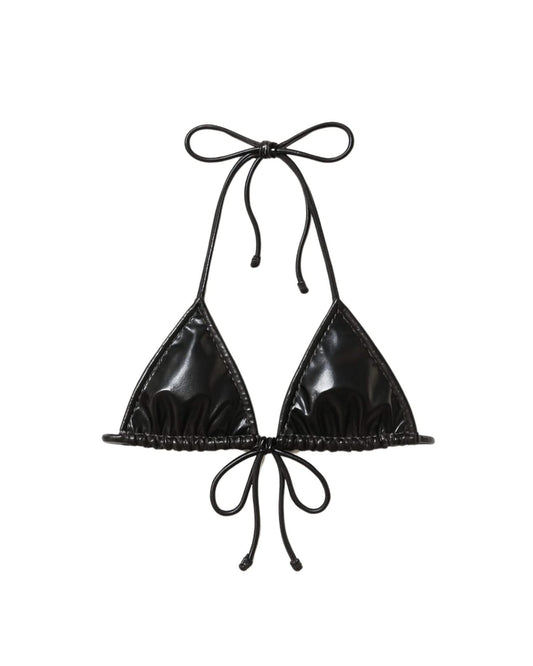 Latex Black Bikini