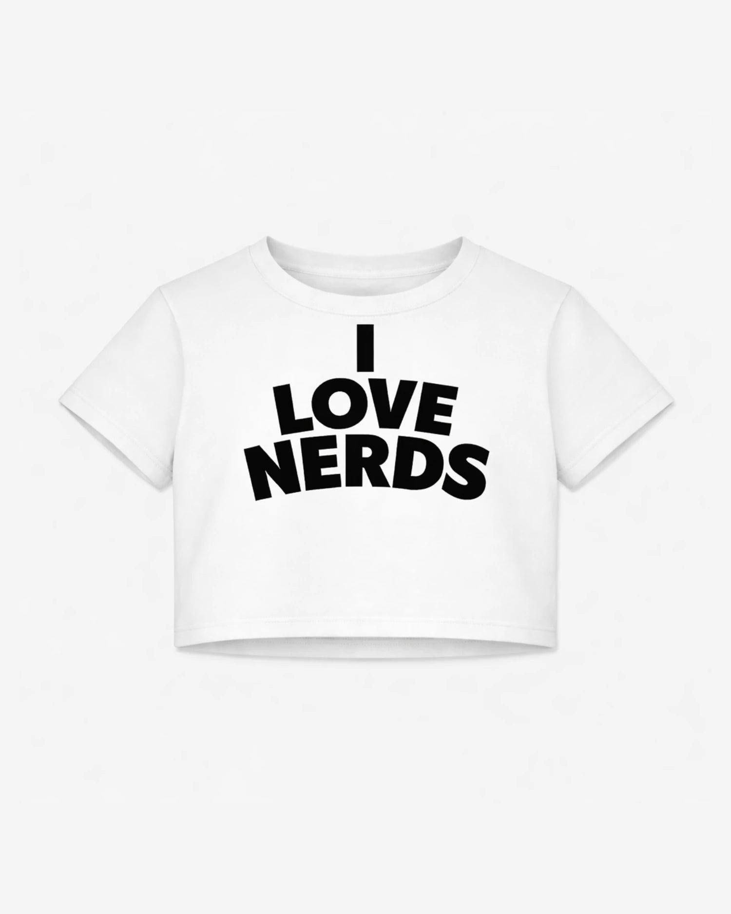 Nerdy Charm Cotton Crop Tee | Mabel Love Co