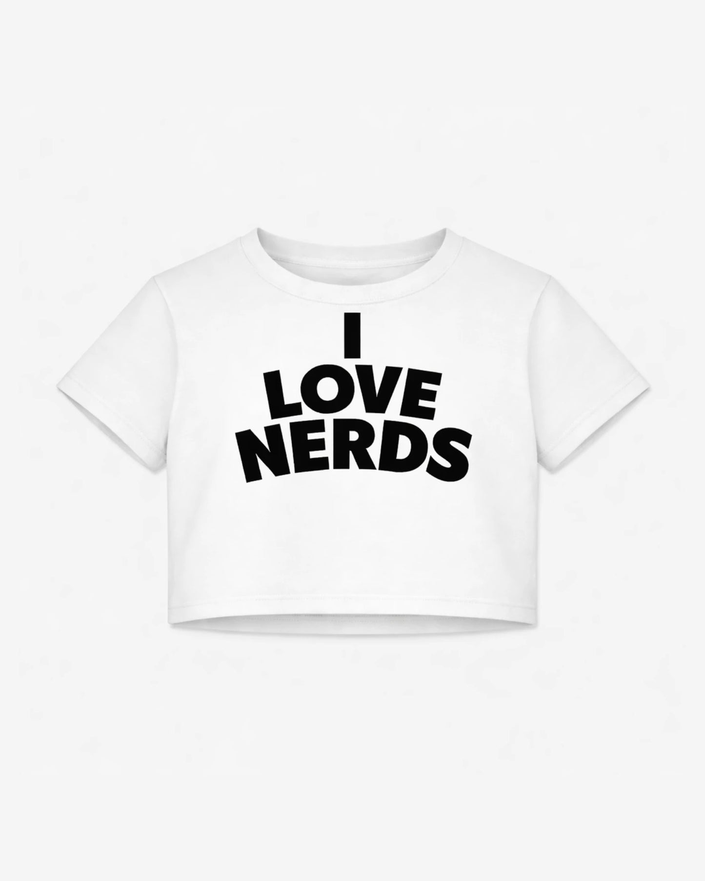 Nerdy Charm Cotton Crop Tee