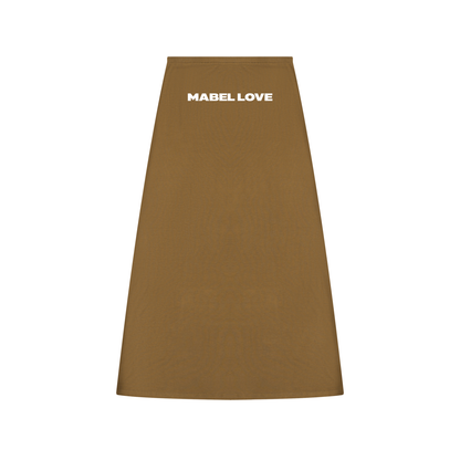 Women's Solid Color Knit Maxi Skirt