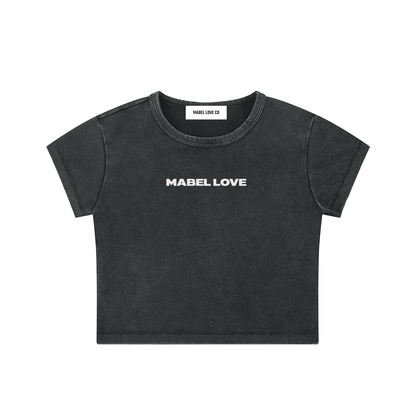 Snow Washed Crop Top