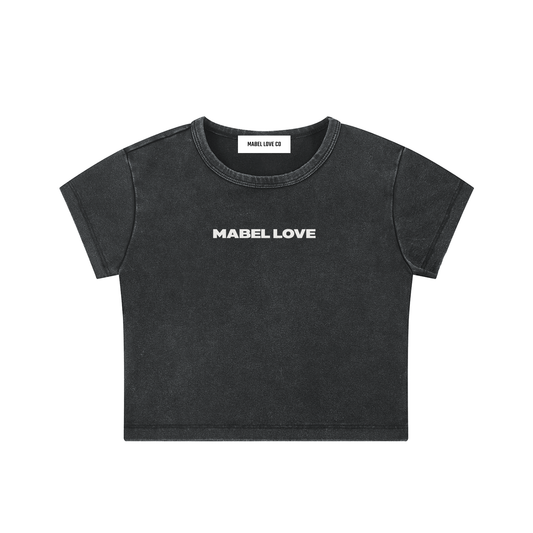 Snow Washed Crop Top