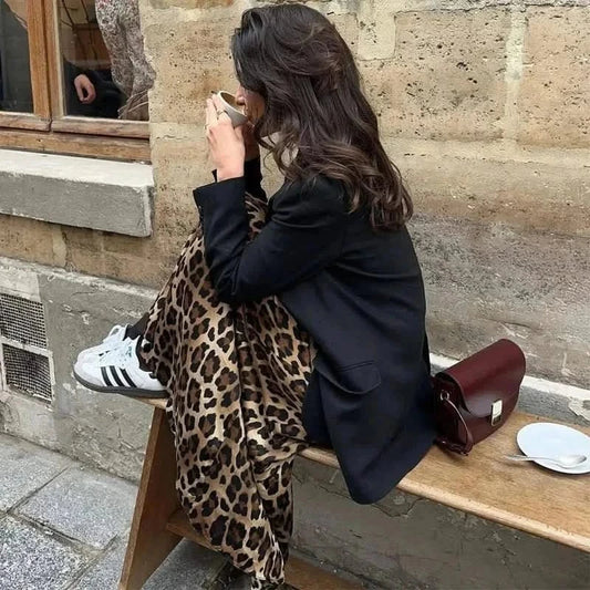 Leopard Print MAXI Skirt 6