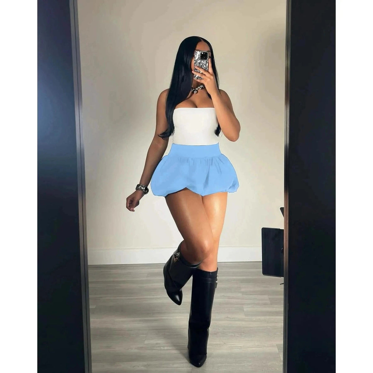 Puffer Mini Skirt 6